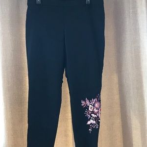 Black pull on slacks